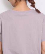 ハイゲージ天竺　バードプリントTシャツ