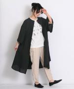 【ラストワン！】ハイゲージ天竺　ロゴプリントTシャツ