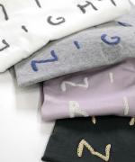【ラストワン！】ハイゲージ天竺　ロゴプリントTシャツ