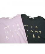 【ラストワン！】ハイゲージ天竺　ロゴプリントTシャツ