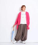 ラフィ天竺　プリントＴシャツ(HOLYDAY)