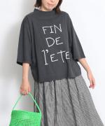 ラフィ天竺　プリントTシャツ(FIN DE I'ETE)