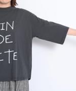 ラフィ天竺　プリントTシャツ(FIN DE I'ETE)