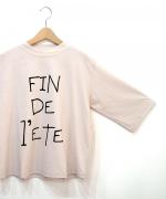 ラフィ天竺　プリントTシャツ(FIN DE I'ETE)