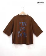 ラフィ天竺　プリントTシャツ(FIN DE I'ETE)