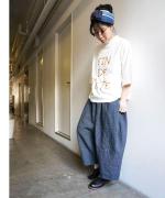 ラフィ天竺　プリントTシャツ(FIN DE I'ETE)