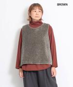 スープレコットン天竺　ハイネックロングT