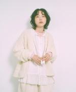 フェザリーコットン天竺　クルーネック長袖