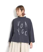 ラフィ天竺②　プリントT（VOYAGE）