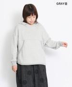 スプリング裏毛　フードプルオーバー