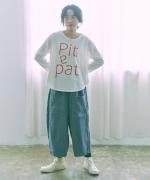 ラフィ天竺②　プリントT（Pit a Pat)