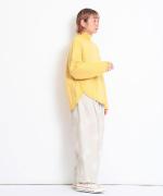 スプリング裏毛(裏起毛)　ハイネックプルオーバー