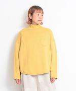スプリング裏毛(裏起毛)　ハイネックプルオーバー
