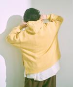 スプリング裏毛(裏起毛)　パーカー