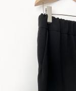 プランプ ポリエステル・ダブルクロス テーパードパンツ