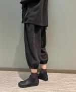 ポリエステル・コーデュロイ アラジンパンツ