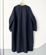 1/14 カーディングウール・フラノ ノーカラーコート