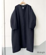 1/14 カーディングウール・フラノ ノーカラーコート
