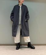ポリエステル・リンクルタフタ 中綿（コアブリッド）仕立コート