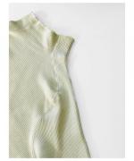 Organic Cotton Rib Turtleneck