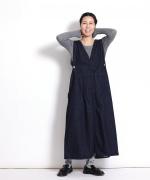 ランダムリブニット②　Uネック長袖