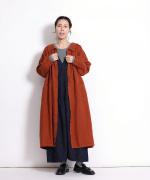 ランダムリブニット②　Uネック長袖