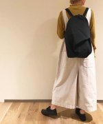 ランダムリブニット　フリルハイネック