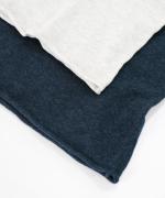 ランダムリブニット　刺繍プルオーバー