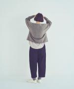 ウールヤクストレッチニット　カーディガン