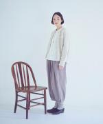 フラワー刺繍ニット　カーディガン