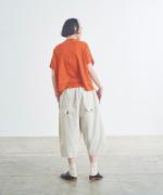 ランダムリブニット　刺繍プルオーバー