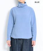 カシミヤタッチふわふわウールニット　タートルプルオーバー
