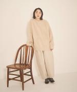 ウールアルパカ片畦ニット　2wayロングカーディガン
