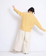 【ラストワン！】ふわふわウールワッフルニット　プルオーバー