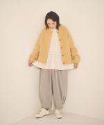 【ラストワン！】ふわふわウールワッフルニット　カーディガン