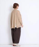 もっちりキャメルニット　プルオーバー