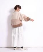 【PICK UP ITEM！】モヘアグラデーションボーダーニット　プルオーバー