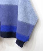 【PICK UP ITEM！】モヘアグラデーションボーダーニット　プルオーバー