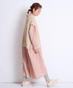 【ラストワン！】リネンコットンニット　ベスト