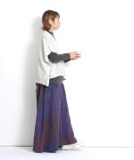 コットンリネンウール　ベスト