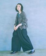ロービングウールモヘアかぎ針編み　カーディガン