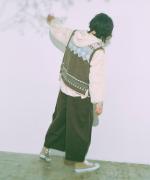 もちもちジャガード　2wayベスト