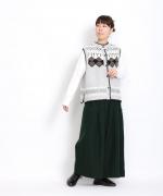 もちもちジャガード　2wayベスト