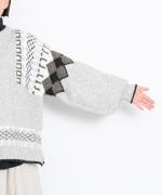 もちもちジャガード　プルオーバー