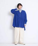 ランダムリブニット① タートルネック