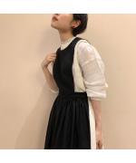 月暈の pinafore vest