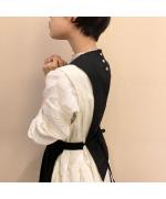 月暈の pinafore vest