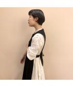 月暈の pinafore vest