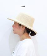 【ラストワン！】Hippie long brim/レディースパナマハット