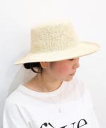 【ラストワン！】Hippie long brim/レディースパナマハット